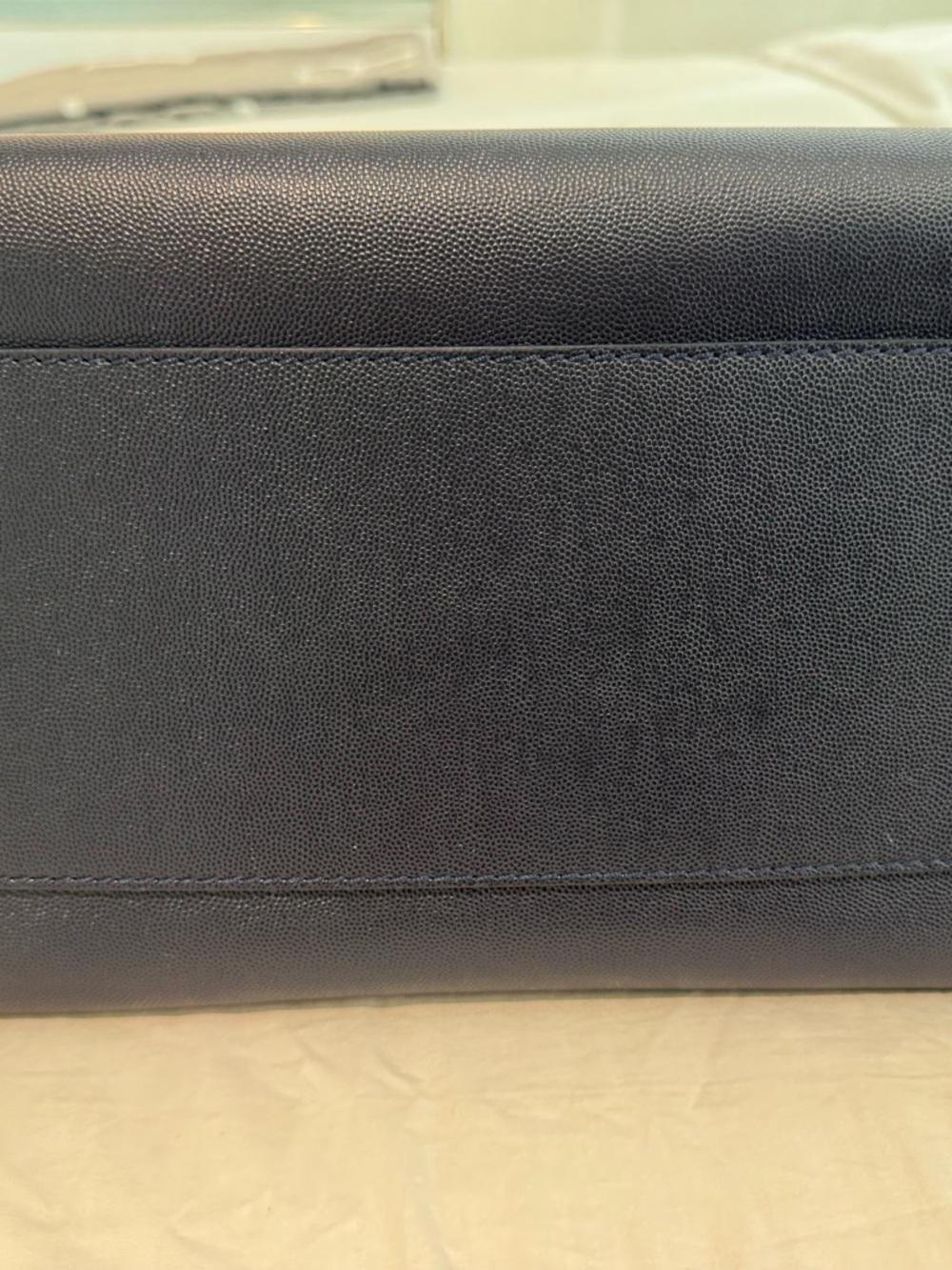Chanel Caviar Small Studded Deauville Tote Navy - Picture 6 of 16